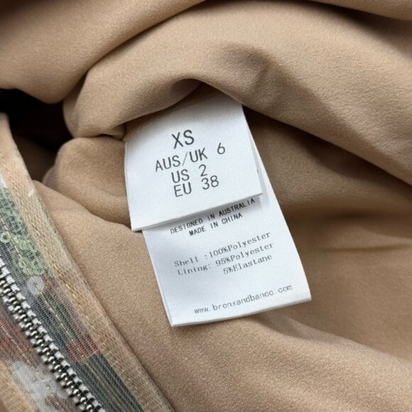 🆕 BRONX & BANCO 🧿 NWOT Dahlia Floral Embroidered Gown - Sz XS / US 2 - Picture 16 of 16